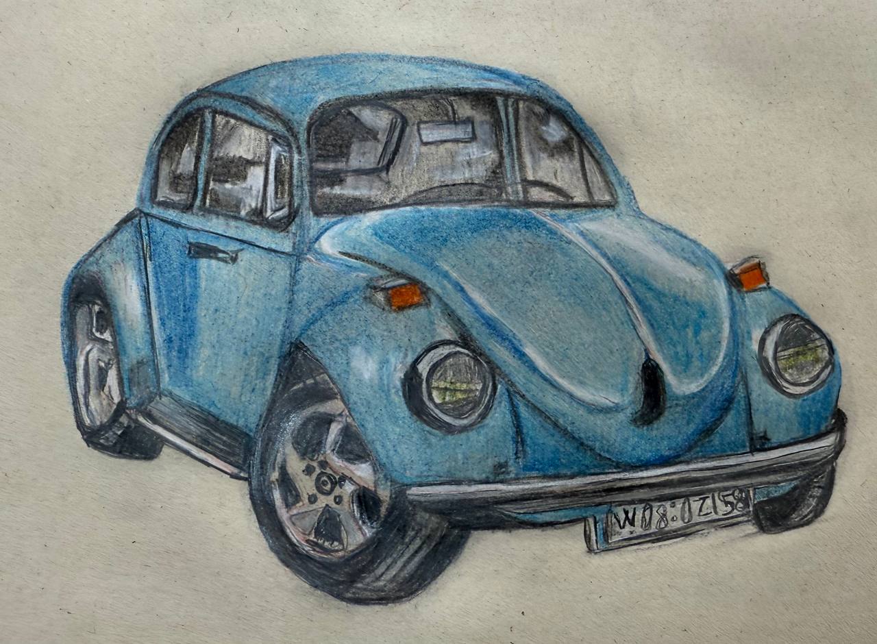 آموزش نقاشی سیاه قلم فاطمه فرزانی